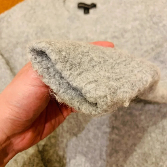 Banana Republic Sweater Wool Alpaca Gray Size Small - Picture 5 of 16